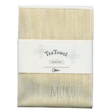 Load image into Gallery viewer, NAWRAP NATURAL TEATOWEL - COTTON - JAPAN PRODUCTS
