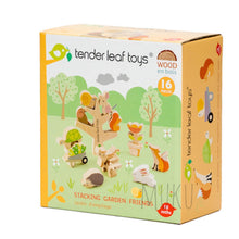 Load image into Gallery viewer, Stacking Garden Animal Friends - wooden toy