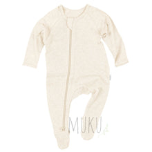 Load image into Gallery viewer, Toshi Organic Cotton Long Sleeve Onesie - Feather ivory / 000 - Baby &amp; Toddler
