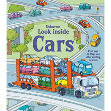 Load image into Gallery viewer, USBORNE LOOK INSIDE FLAP BOOK - CARS
