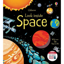 Load image into Gallery viewer, USBORNE LOOK INSIDE FLAP BOOK - SPACE
