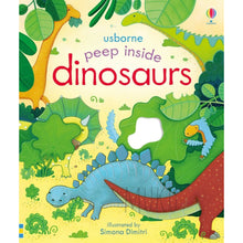 Load image into Gallery viewer, USBORNE PEEP INSIDE - DINOSAURS