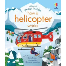 Load image into Gallery viewer, USBORNE PEEP INSIDE - HOW A HELICOPTER WORKS