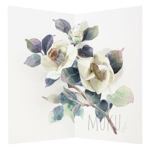 3D Pop-up Card CAMELLIA - CARD