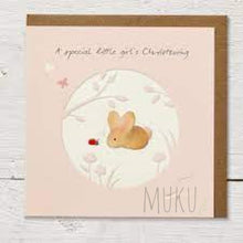 Load image into Gallery viewer, BABY CARD - A New Baby Girl Rabbit - CARD
