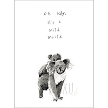 Load image into Gallery viewer, BABY CARD - IT’S A WILD WORLD - CARD
