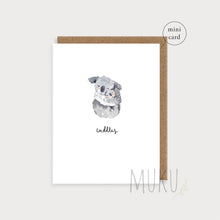 Load image into Gallery viewer, BABY CARD - Koalas Cuddles(small siza) - CARD
