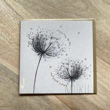 Load image into Gallery viewer, CARD - THINKING OF YOU DANDELION SEED - CARD
