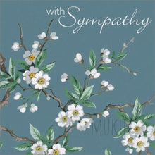Load image into Gallery viewer, CARD - With Sympathy Flower Branch - CARD
