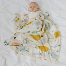 Load image into Gallery viewer, Cotton Muslin Wrap FISH - Baby &amp; Toddler
