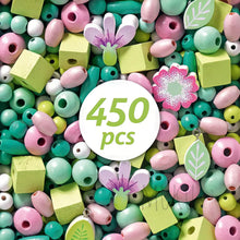 Load image into Gallery viewer, DJECO Leaves and Flowers Wooden Beads - Toys &amp; Games
