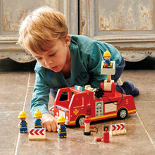 Load image into Gallery viewer, Fire Engine - wooden toy
