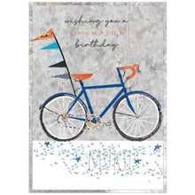Load image into Gallery viewer, HAPPY BIRTHDAY CARD - BICYCLE - CARD
