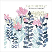 Load image into Gallery viewer, HAPPY BIRTHDAY CARD - GREEN LEAF GOLD DOT BIRTHDAY - CARD
