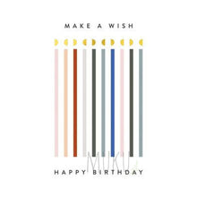 Load image into Gallery viewer, HAPPY BIRTHDAY CARD - Make a Wish Candles - CARD
