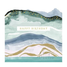 Load image into Gallery viewer, HAPPY BIRTHDAY CARD - MOUNTAIN OCEAN BIRTHDAY - CARD
