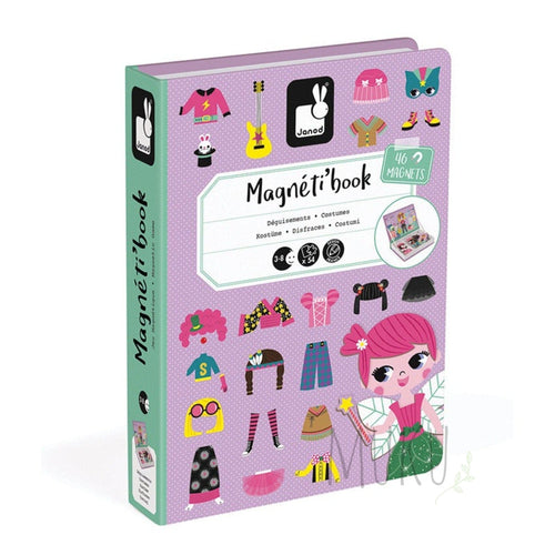 JANOD MAGNETIC PUZZLE BOOK GIRLS DRESS UP - Toys & Games