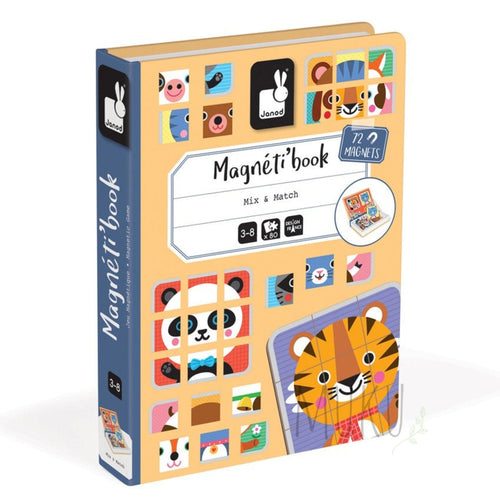 JANOD MAGNETIC PUZZLE BOOK MIX & MATCH - Toys & Games