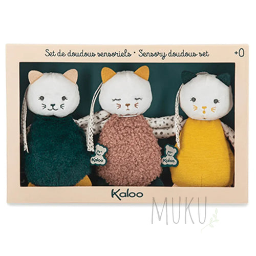 Kaloo Baby Comforter 3pcs set - soft toy