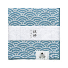 Load image into Gallery viewer, KONTEX ”BASSEN 3 LAYERS MUSLIN FACE WASHER - BLUE - JAPAN PRODUCTS
