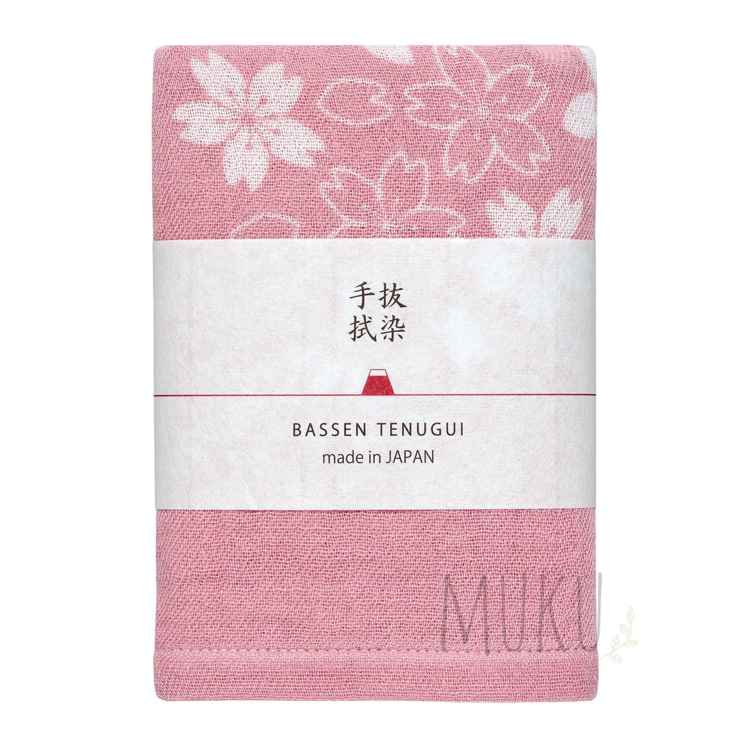 KONTEX ”BASSEN 3 LAYERS MUSLIN TOWEL - SAKURA PINK - JAPAN PRODUCTS