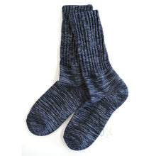 Load image into Gallery viewer, KONTEX MEKKE Cotton Socks - S-M / NAVY - JAPAN PRODUCTS
