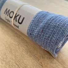 Load image into Gallery viewer, KONTEX MOKU CLOTH HAND TOWEL - WASHED DENIM - JAPAN PRODUCTS
