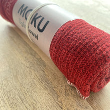 Load image into Gallery viewer, KONTEX MOKU CLOTH HAND TOWEL - RED - JAPAN PRODUCTS
