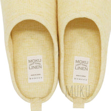 Load image into Gallery viewer, KONTEX MOKU LINEN ROOM SLIPPERS - JAPAN PRODUCTS
