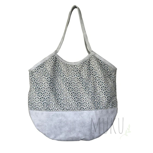 Lola Natural Bag Grey Hex - LADIES APPAREL