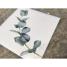 Load image into Gallery viewer, Mini Card - Silver Doller Eucalyptus Leaves - CARD
