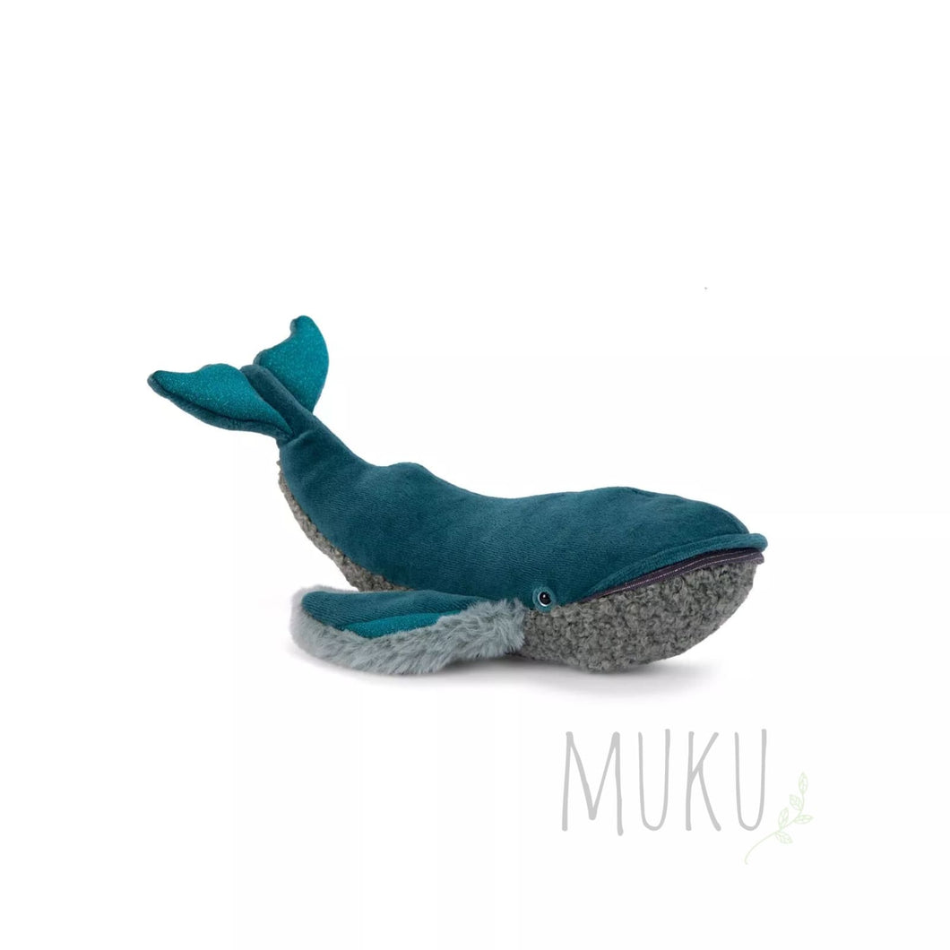 Moulin Roty Autour du Monde Whale Small - soft toy