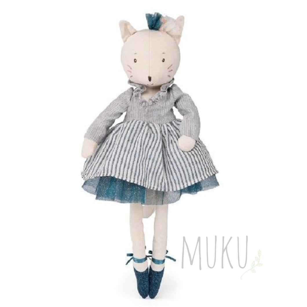 Moulin Roty Ecole de Danse Cat Doll Celestine - soft toy