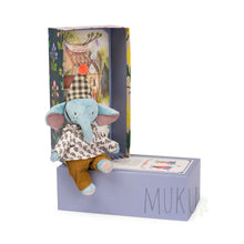 Load image into Gallery viewer, Moulin Roty LES MINOUCHKAS PABLO the Elephant - soft toy
