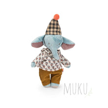 Load image into Gallery viewer, Moulin Roty LES MINOUCHKAS PABLO the Elephant - soft toy
