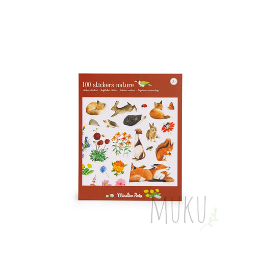 Moulin Roty Nature 100 Stickers Collection - Toys & Games