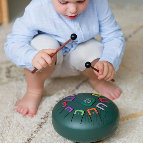 Moulin Roty Tongue Drum Wild Jungle - wooden musical toy