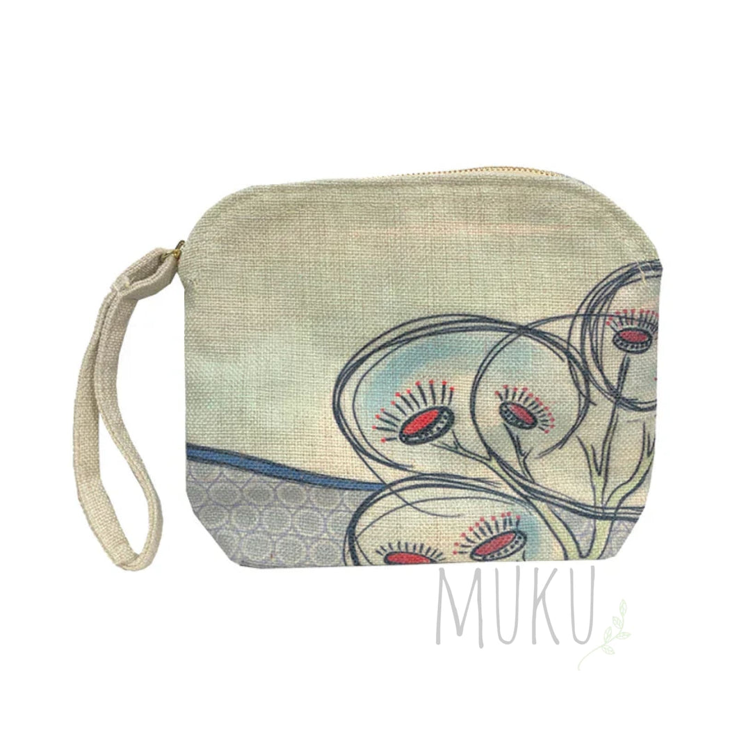 Natural Clutch Bag Flowering Gums - LADIES APPAREL