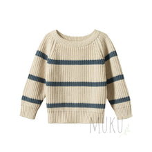 Load image into Gallery viewer, Nature Baby Billy Jumper Blue Stripe - Apparel &amp; Accessories
