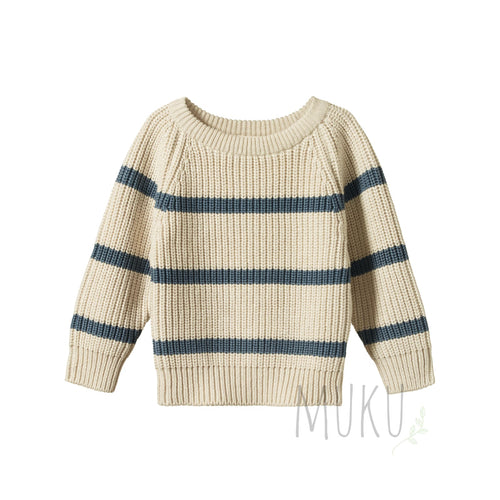 Nature Baby Billy Jumper Blue Stripe - Apparel & Accessories