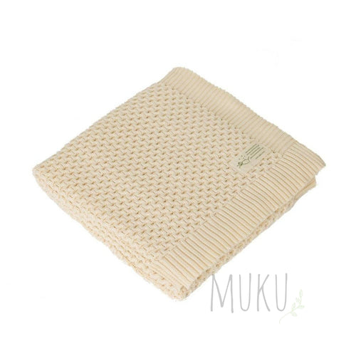 Nature Baby Honeycomb Blanket Cot Natural - Baby & Toddler