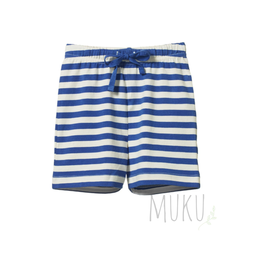 Nature Baby Jimmy Shorts Isle Blue Sea Stripe - Baby & Toddler