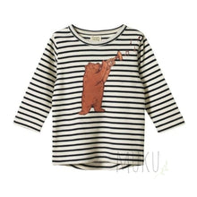 Load image into Gallery viewer, Nature Baby Long Sleeve River Tee Folk Bear - Apparel &amp; Accessories
