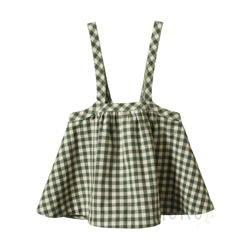 Nature Baby May Pinafore Thyme Gingham Check - Apparel & Accessories