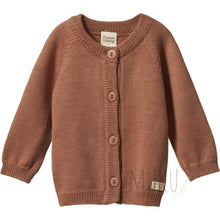 Load image into Gallery viewer, NATURE BABY Merino wool cardigan - baby apparel
