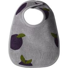 Load image into Gallery viewer, NATURE BABY Reversible Bib - Grande Plum / 0-6 months - baby apparel
