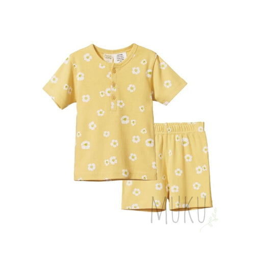 Nature Baby Short Sleeve Pyjama Set Strawberry Flower - 1 year - Baby & Toddler