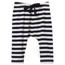 Load image into Gallery viewer, Nature Baby Sunday Pants Stripe - 3 m / Navy Sea - Baby &amp; Toddler

