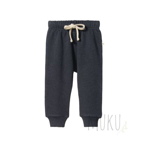Nature Baby Sunday Track Pants Navy Marl - Apparel & Accessories