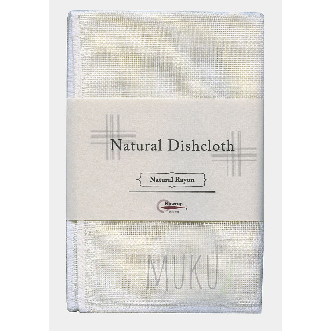 NAWRAP natural dishcloth - rayon white - physical